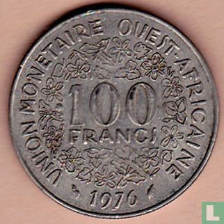 West-Afrikaanse Staten 100 francs 1976 - Afbeelding 1