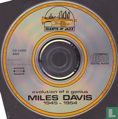 Evolution of a genius - Miles Davis 1945-1954  - Afbeelding 3