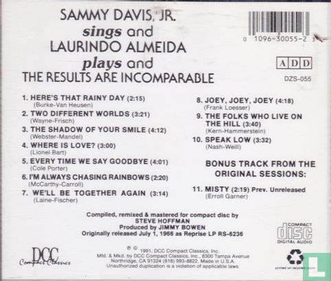 Sammy Davis Jr. sings, Laurindo Almeida plays  - Image 2