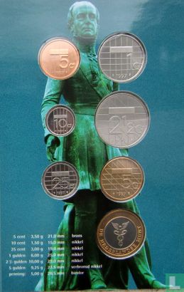 Nederland jaarset 1997 (met bi-color penning) "Den Besterd - 25 jaar postzegel en munthandel" - Afbeelding 2