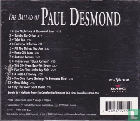 The Ballad of Paul Desmond  - Afbeelding 2
