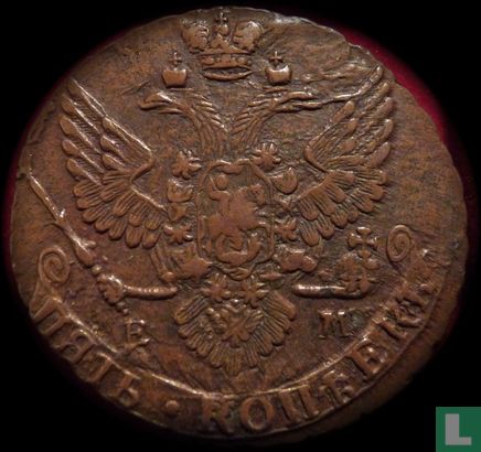 Rusland 5 kopeken 1788 (EM) - Afbeelding 2
