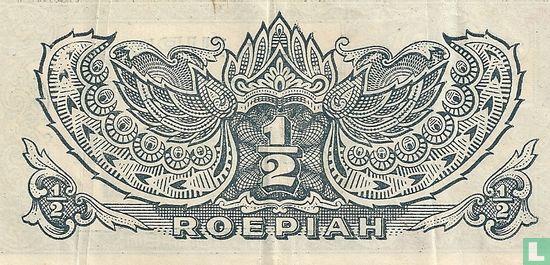 Néerlandais Indes 0,5 Roepiah - Image 2