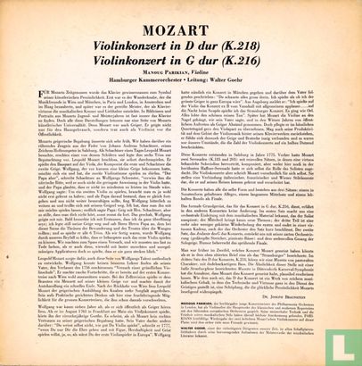 Mozart ViolinKonzerte - Image 2