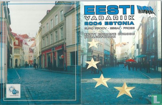 Estland euro proefset 2004 - Afbeelding 1