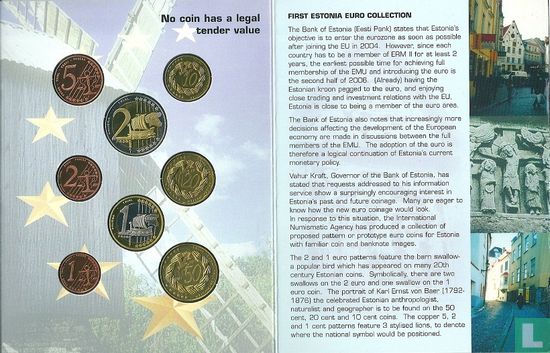 Estland euro proefset 2004 - Bild 3