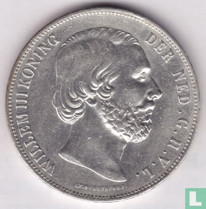 Nederland 2½ gulden 1856 - Afbeelding 2