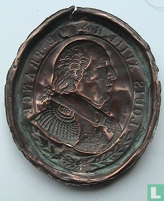 Medaillon "Louis XVIII Roi de France" - Afbeelding 2