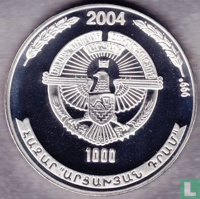 Nagorno-Karabach 1000 drams 2004 (PROOF) "Eagle" - Image 1