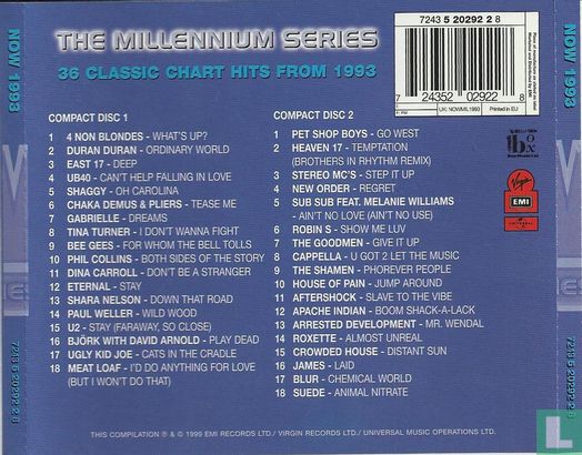 Now That's What I Call Music 1993 Millennium Edition - Image 2