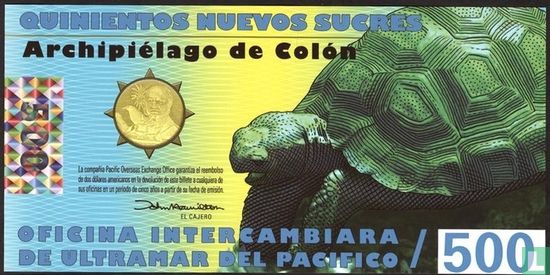 Galapagos Eilanden 500 Sucres  - Afbeelding 2