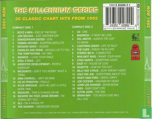 Now That's What I Call Music 1992 Millennium Edition - Image 2