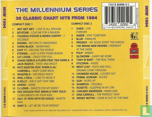 Now That's What I Call Music 1994 Millennium Edition - Afbeelding 2