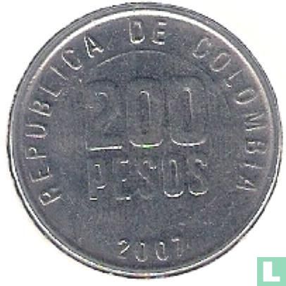 Colombia 200 pesos 2007 - Afbeelding 1