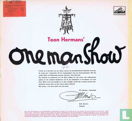 Toon Hermans' One Man Show  - Afbeelding 2