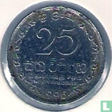 Sri Lanka 25 cents 1996 - Afbeelding 1