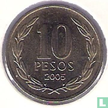 Chile 10 pesos 2005 - Image 1