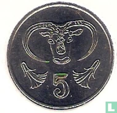 Cyprus 5 cents 1993 - Afbeelding 2