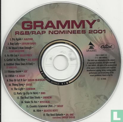 Grammy R&B/Rap Nominees 2001 - Image 3