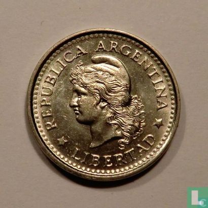 Argentinien 20 Centavo 1958 (Prägefehler) - Bild 2