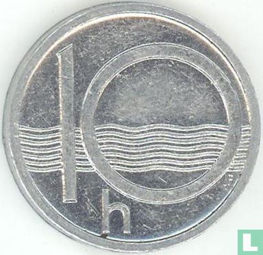 Tschechische Republik 10 Haleru 1993 (b) - Bild 2