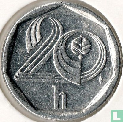 République tchèque 20 haleru 1997 - Image 2