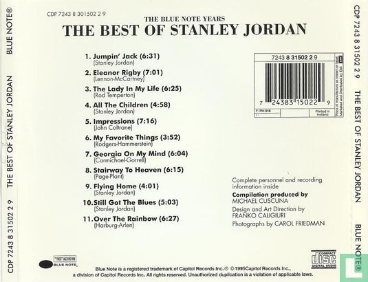 The Best Of Stanley Jordan - Bild 2