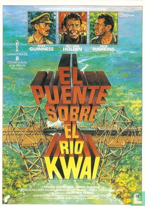 Filmkaart El Puente Sobre El Rio Kwai/The Bridge on the River Kwai - Image 1