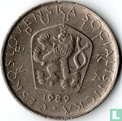 Tchécoslovaquie 5 korun 1989 - Image 1