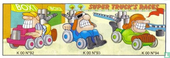 Super Truck's Races, groen - Afbeelding 1