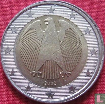 Allemagne 2 euro 2002 (F - fauté) - Image 1