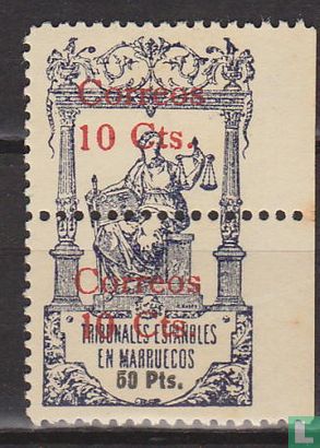 Briefmarken mit Aufdruck 