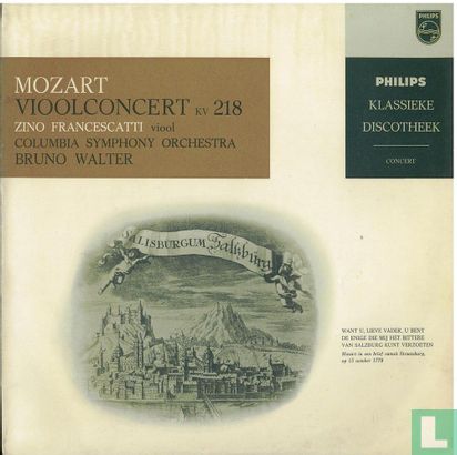 Mozart vioolconcert KV 218 - Image 1