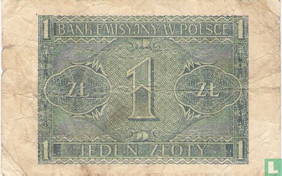 Polen 1 Zloty 1941 - Bild 2