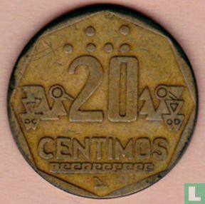 Pérou 20 céntimos 1994 - Image 2