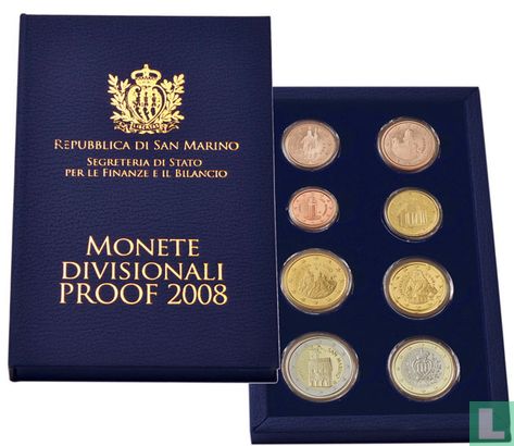 San Marino mint set 2008 (PROOF) - Image 1