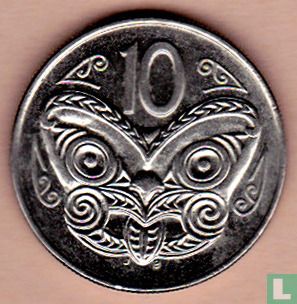 New Zealand 10 cents 2004 - Image 2