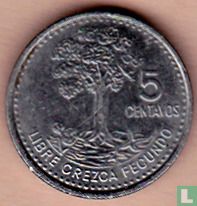 Guatemala 5 centavos 2010 (cuivre-nickel) - Image 2