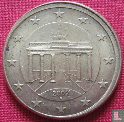Deutschland 50 Cent 2002 (F - Prägefehler) - Bild 1