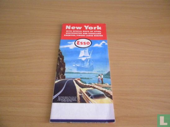 New York with special maps of cities, westchester and rockland counties, finger lakes region - Afbeelding 1