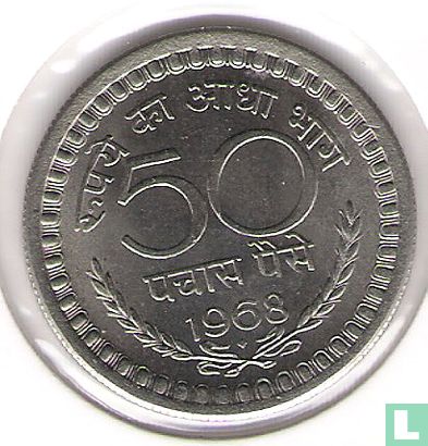 India 50 paise 1968 (Bombay) - Afbeelding 1