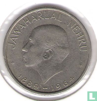 India 50 paise 1964 (Bombay - English legend) "Death of Jawaharlal Nehru" - Image 1