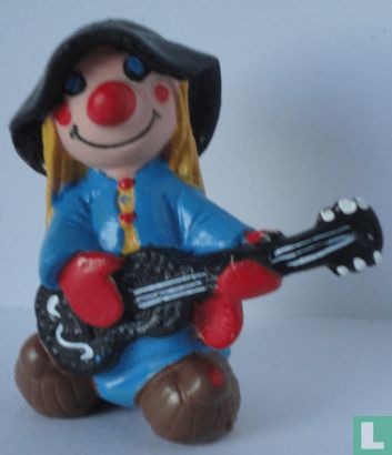 Clown mit Gitarre