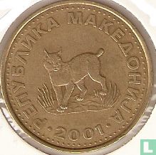 Macedonië 5 denari 2001 - Afbeelding 1