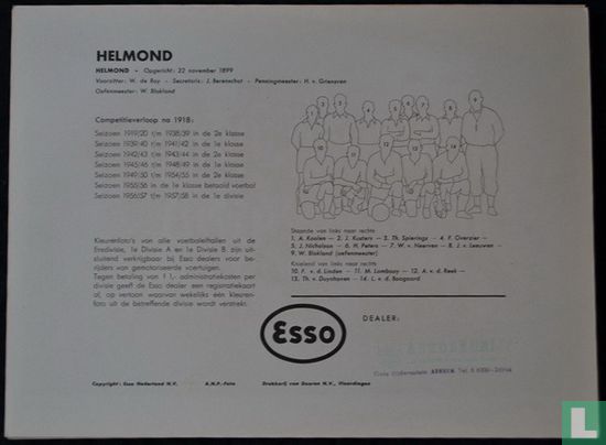 Eerste divisie A 1958/1959, Esso   - Bild 3
