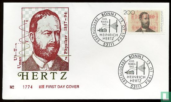 Heinrich Hertz, 100e année de décès