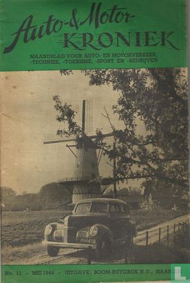 Auto-& Motor-Kroniek no. 11- mei 1944 - Image 1