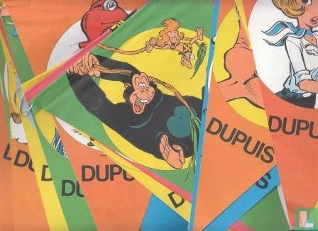 Lijn met Dupuis-vaantjes van papier - Image 1