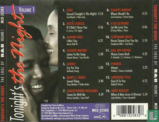 Tonight's the Night - The Soul of R&B Volume 1 - Afbeelding 2