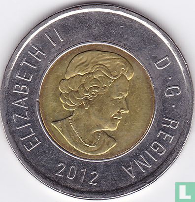 Canada 2 dollars 2012 (date en bas) - Image 1
